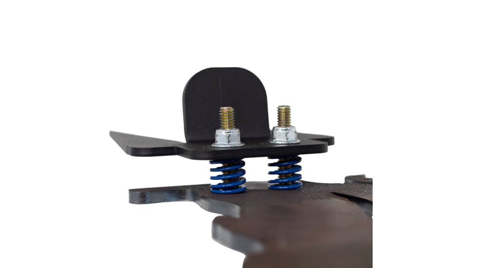 Double Tap Industries Rimfire Squirrel Ground Stake Popper Target, Raw/Black, PT-GS-SQ-RIM