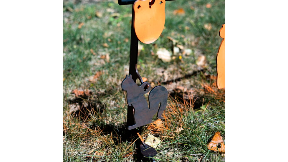 Double Tap Industries Rimfire Squirrel Silhouette Target, Raw, ST-SQ-RIM