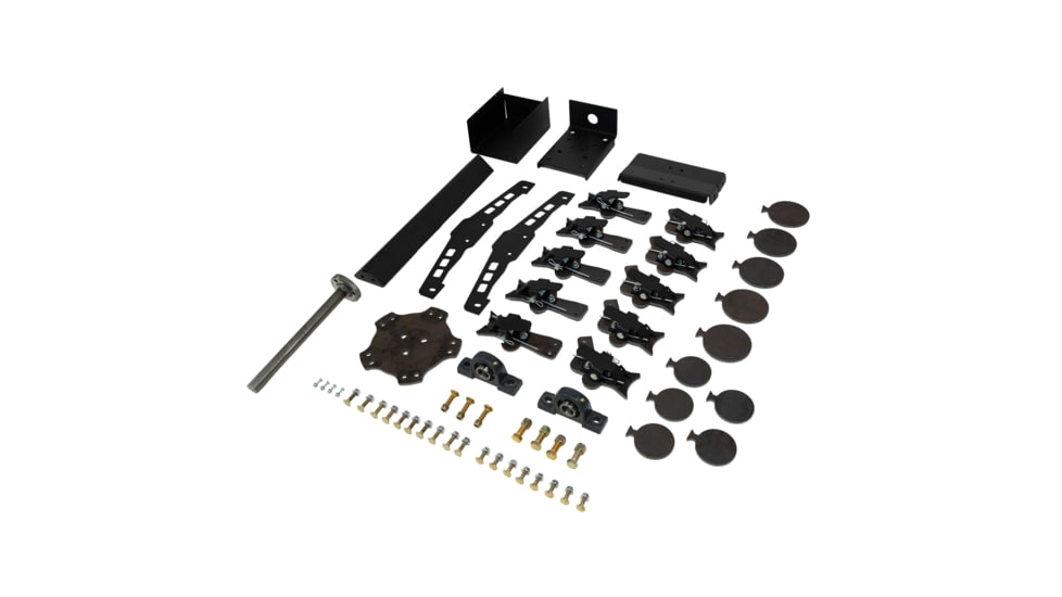 Double Tap Industries Rimfire Texas Star Target, Raw/Black, 10 Paddle, RT-TS-RIM-10P