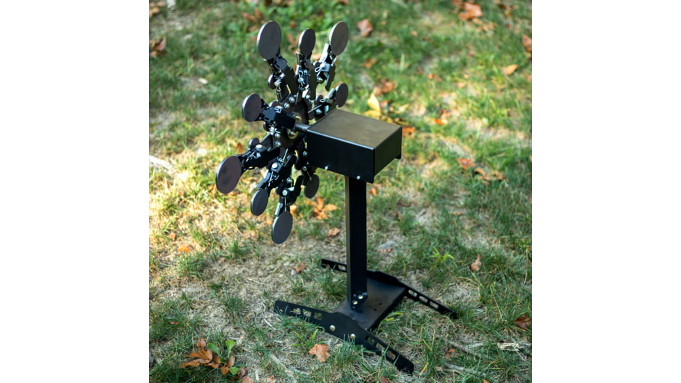 Double Tap Industries Rimfire Texas Star Target, Raw/Black, 10 Paddle, RT-TS-RIM-10P