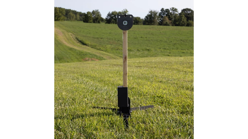 Double Tap Industries Static 2X4 Hanging Bracket for Steel Targets, Black, TS-2x4-H
