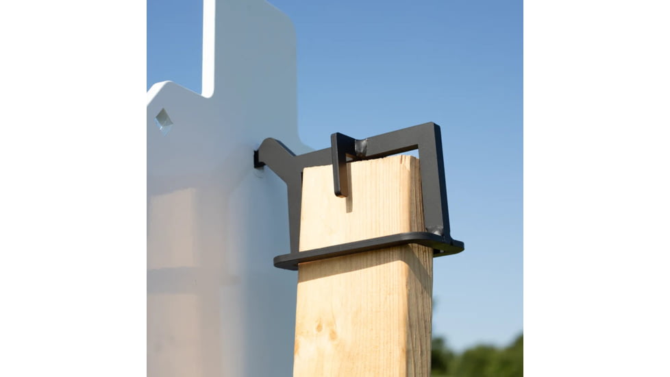 Double Tap Industries Static 2X4 Hanging Bracket for Steel Targets, Black, TS-2x4-H