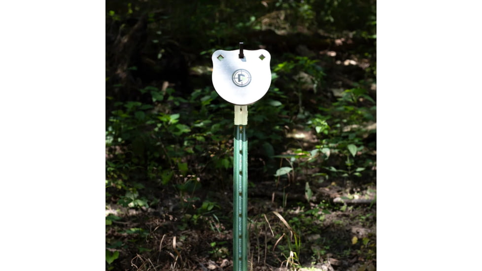 Double Tap Industries Static T-Post Hanging Bracket for Steel Targets, Black, TS-TP-H-001