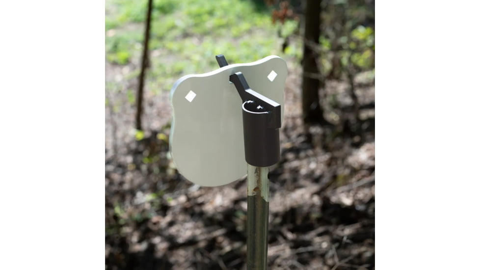 Double Tap Industries Static T-Post Hanging Bracket for Steel Targets, Black, TS-TP-H-001