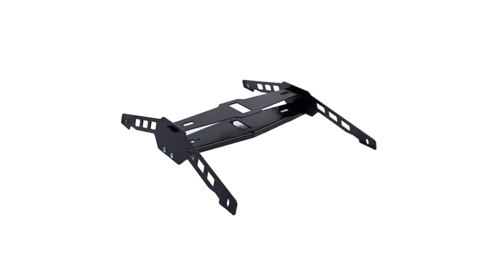 Double Tap Industries Steel Challenge Stage 1 - Five to Go Target w/H-Base Stands, Raw/Black, SC-5TG-HB