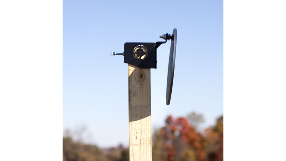 Double Tap Industries Steel Challenge Stage 2 - Showdown Target w/Hangers, Raw/Black, SC-SHD-H