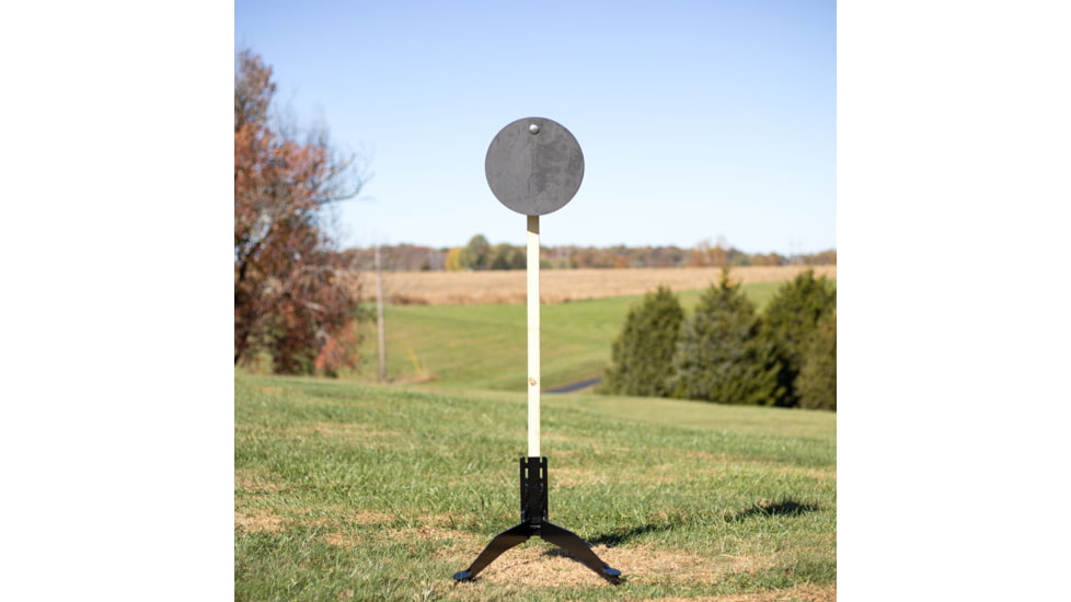 Double Tap Industries Steel Challenge Stage 4 - Outer Limits Target w/Spiked Stands, Raw/Black, SC-OL-K