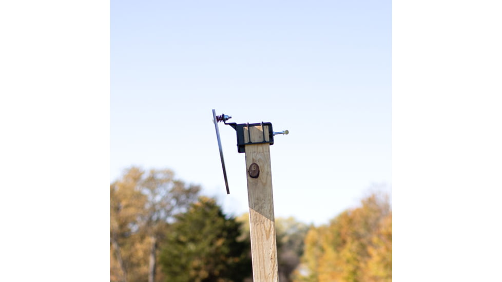 Double Tap Industries Steel Challenge Stage 4 - Outer Limits Target w/Hangers, Raw/Black, SC-OL-H