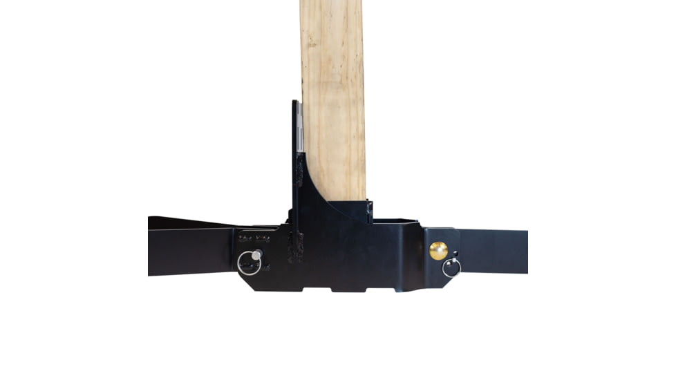 Double Tap Industries Steel Targets Spiked 2x4 Base, Black, TS-SC-QS-01