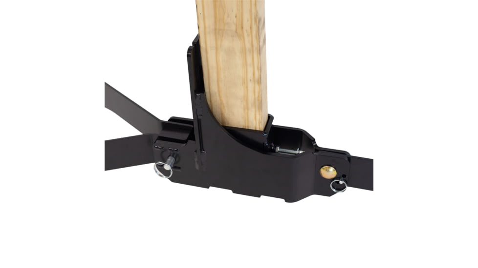 Double Tap Industries Steel Targets Spiked 2x4 Base, Black, TS-SC-QS-01