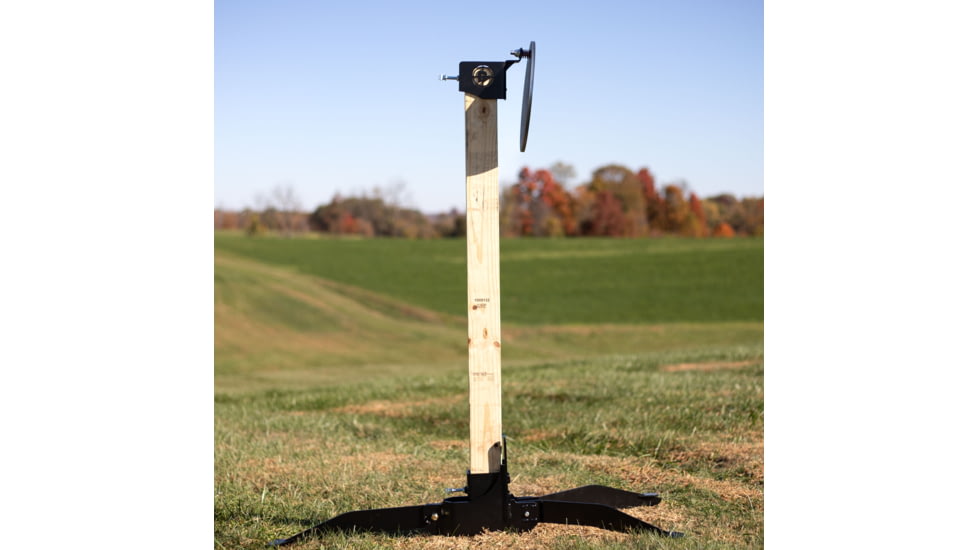 Double Tap Industries Steel Targets Spiked 2x4 Stand, Black, TS-SC-QS-001-01