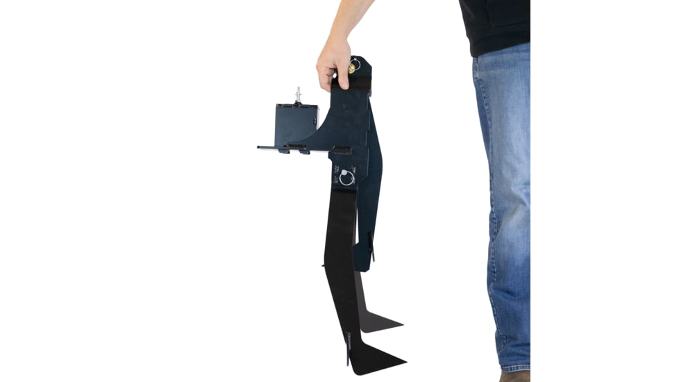 Double Tap Industries Steel Targets Spiked 2x4 Stand, Black, TS-SC-QS-001-01