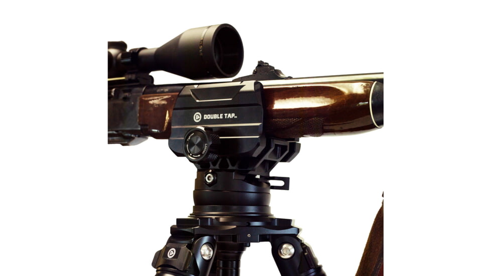 Double Tap Industries Stronghold Tripod Saddle Clamp, Black, TRI-S