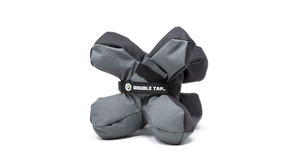 Double Tap Industries Unfilled Multi-Position Shooting Bag Rest, Grey/Black, SB-MP-001