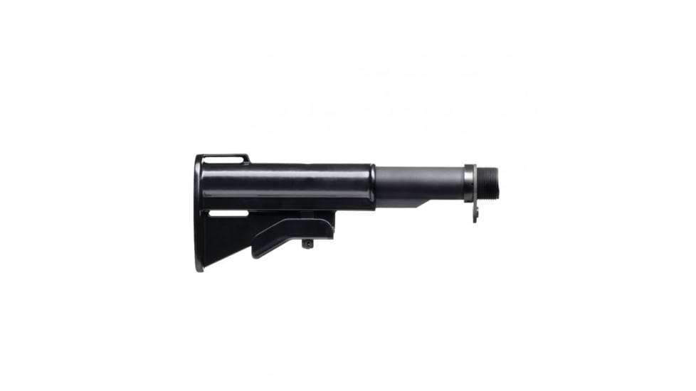 DoubleStar ACE Essential Retro Coated Aluminum CAR Buttstock without Buffer/Spring, Black, A128