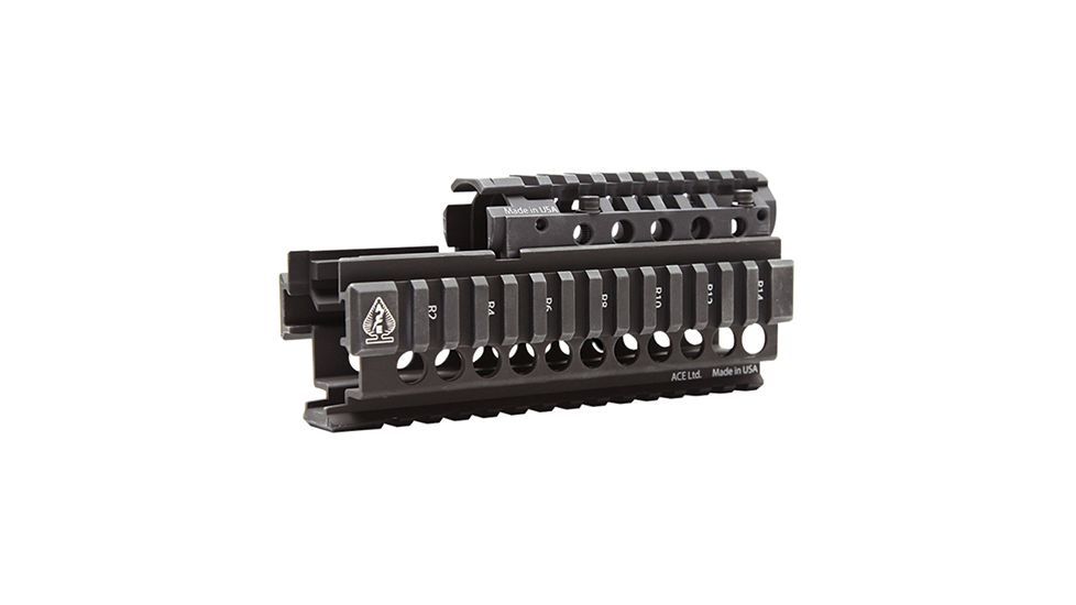 Doublestar AK-RHG Ace AK Railed Handguard Set, Black, A608