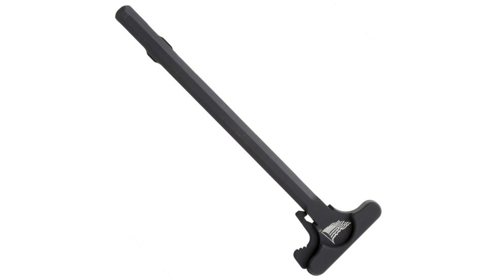 Doublestar Charging Handle, Lasered with American Flag, Black, DSC230