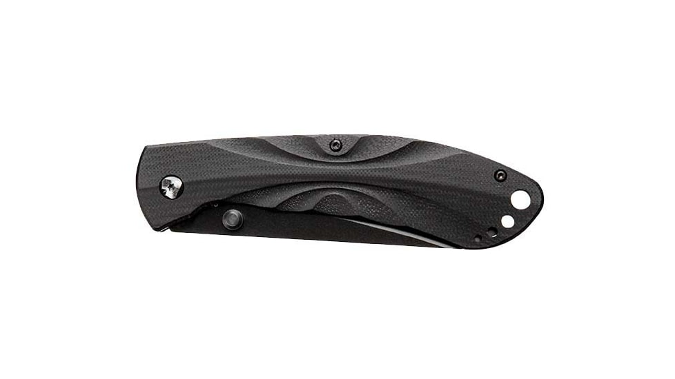 DoubleStar DSC Brimstone Black Blade/G10 Folding Knife, Black Blade and Handle, DSKI100-BLK