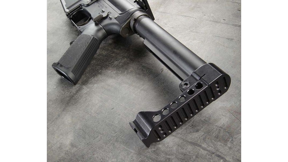 DoubleStar M4 Mortar Plate with Push Button Sling Swivel, Black, DSC100