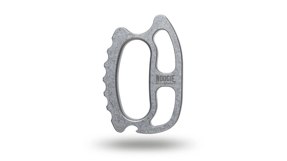 DoubleStar Noogie Bottle Opener, 6061-T6 Aircraft Aluminum, 4.25 inch, Tumbled DSK106-T