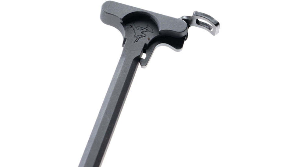 DoubleStar Traditional Charging Handle w/Tac Latch, Black, AR490