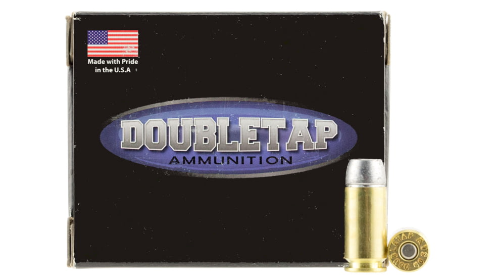 Doubletap Ammunition 40200HC Hunter 40 S&amp;W 200 Gr Hard Cast Solid HCSLD 20 Bx