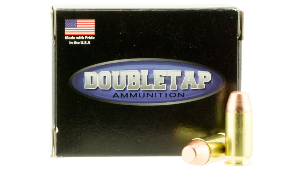 Doubletap Ammunition 45A230FP Hunter 45 ACP 230 Gr Full Metal Jacket Flat Point