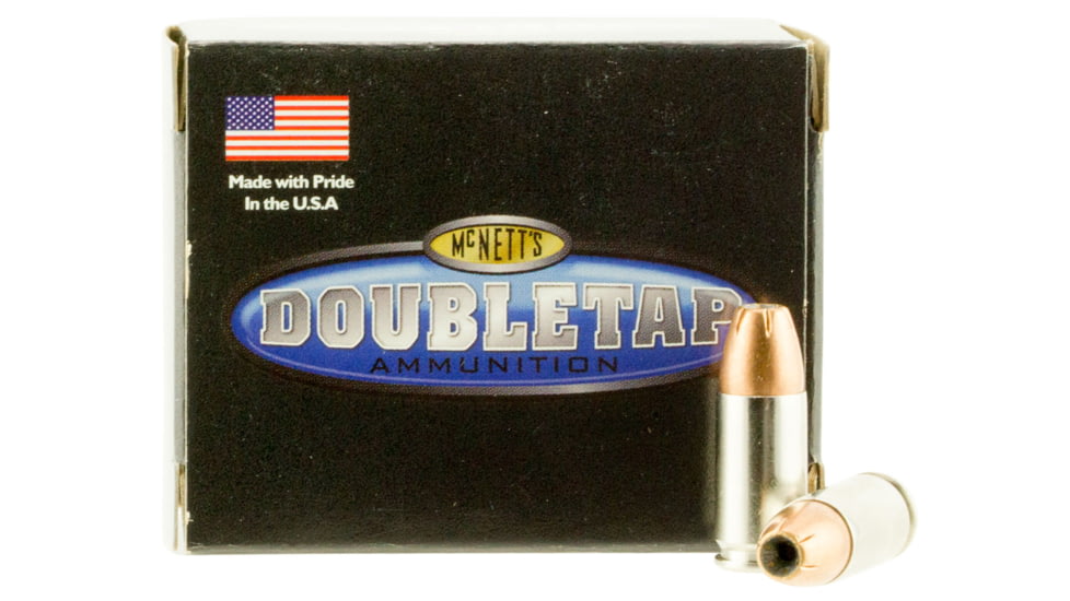 Doubletap Ammunition 9MM165EQ Defense 9mm Luger +P 165 Gr Jacketed Hollow Point