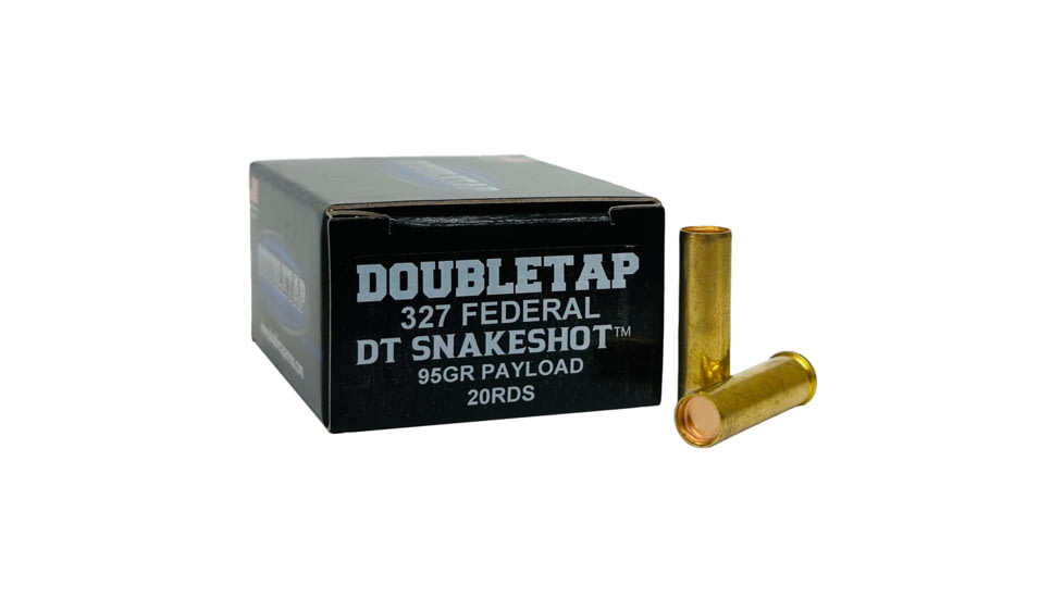 Doubletap Ammunition SnakeShot .327 Federal Magnum, 95 grain, Shotshell, 20 Rounds Pistol Ammo, 327FSS2