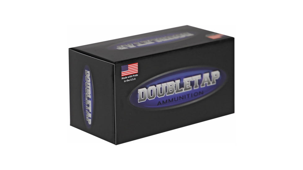 Doubletap Ammunition Target 9mm Luger, 62 grain, Full Metal Jacket Boat Tail, 50 Rounds Rifle Ammo, 223R62T50