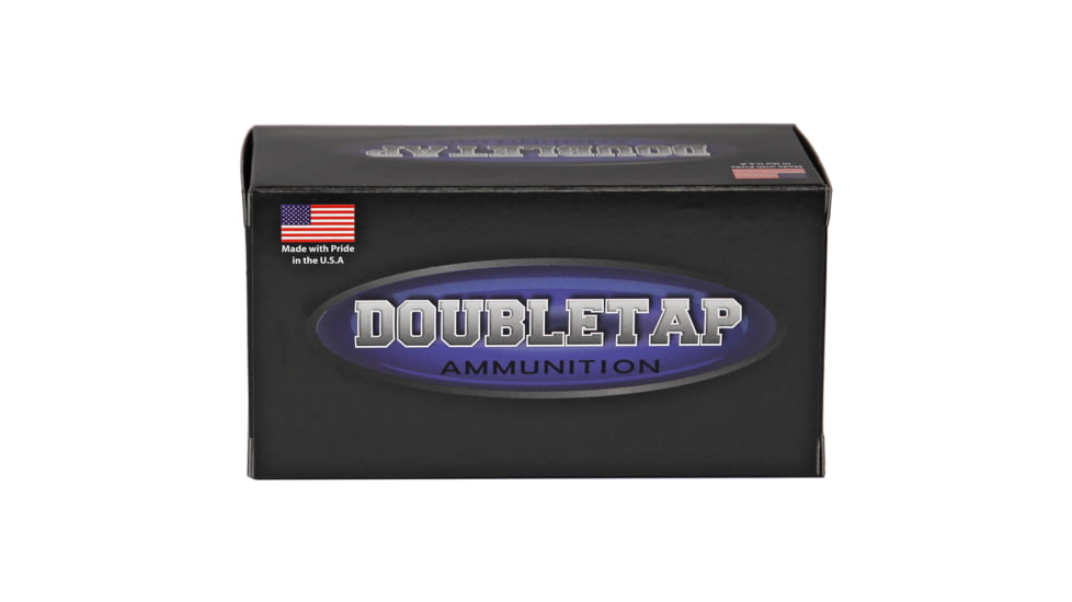 Doubletap Ammunition Target 9mm Luger, 62 grain, Full Metal Jacket Boat Tail, 50 Rounds Rifle Ammo, 223R62T50