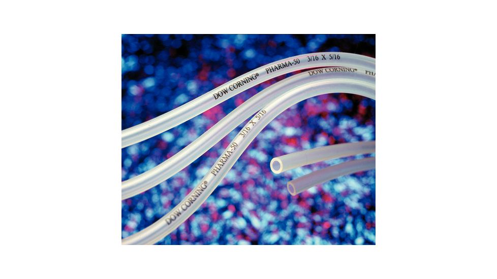 Dow Corning Tubing Silicon 0.125x0.25 50ft 3099661, Unit EA