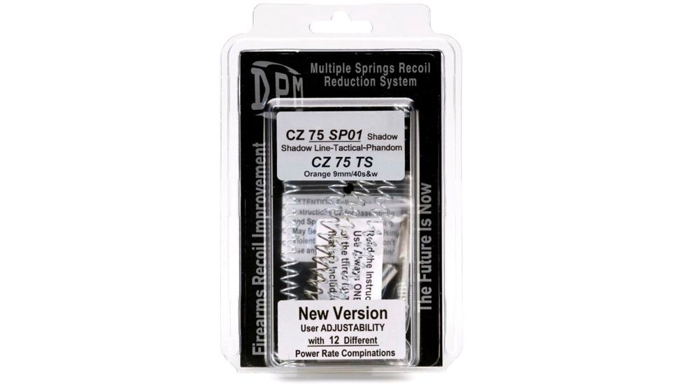 DPM Adjustable Recoil Rod Reducer System for CZ 75 SP-01 Shadow/Shadow Line - Tactical - Phantom And CZ TS Orange 9mm/40SW 1000144