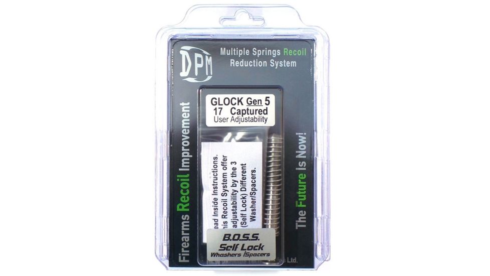 DPM Adjustable Recoil Rod Reducer System for Glock 17/22/31/34/35/37 Gen 5 Boss 3 1000156