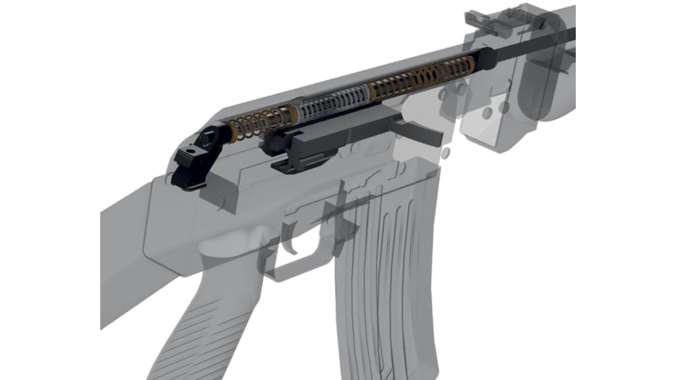 DPM AK-47 Rifles Telescopic Recoil System, 5.45X39 - 7.62X39 Russian - Bulgarian - Chinese, 1000117