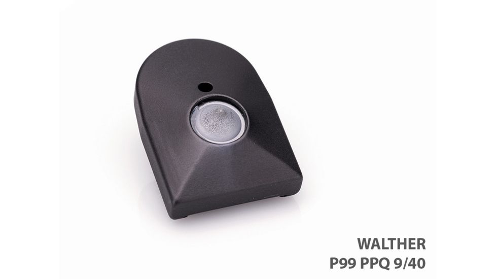 DPM Aluminum Magazine Floorplate - Car Glass Breaker for Walther P99-PPQ 9mm/40SW, Black 1000125