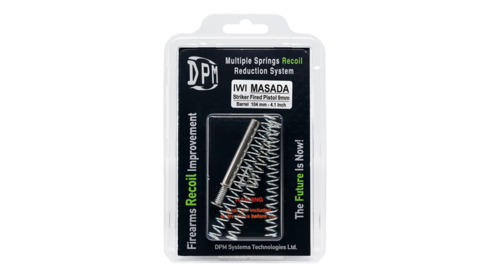 DPM IWI Masada Striker Fired Pistol 9mm Mechanical Recoil Reduction System, Stainless, MS-JE/5