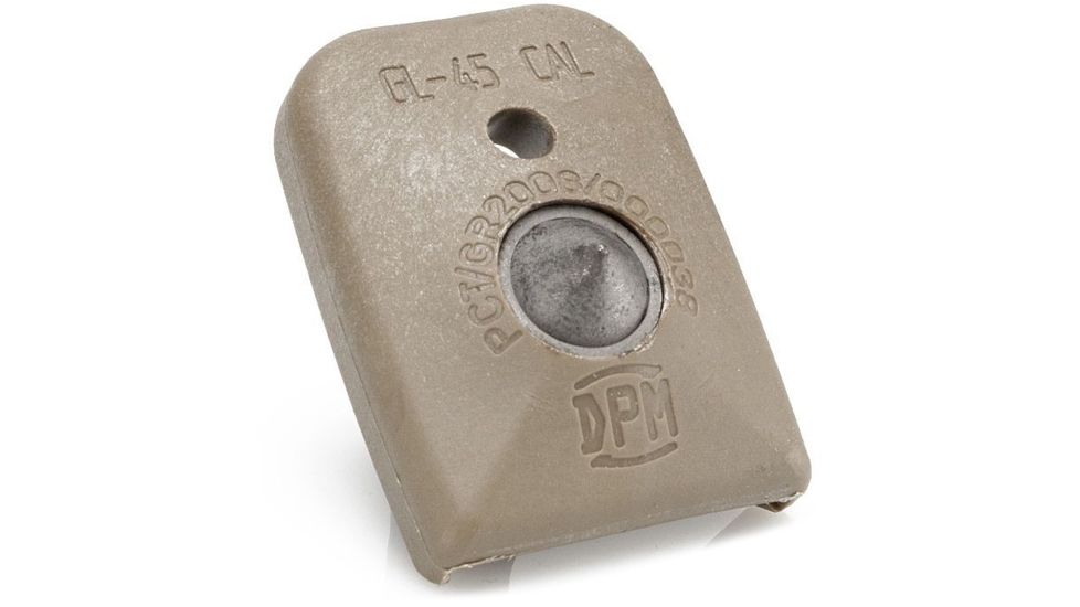 DPM Glock 21/30/37/38/39 .45 Auto/.45 G.A.P. Magazine Floorplate/Glass Breaker, Dark Earth, MFPD-GL/2