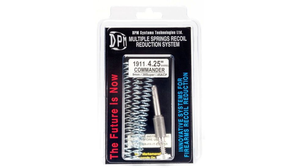 DPM 1911 Commander 4.25in Bushing Barrel Mechanical Recoil Reduction System, Stainless, MS 1911 A1-4.25