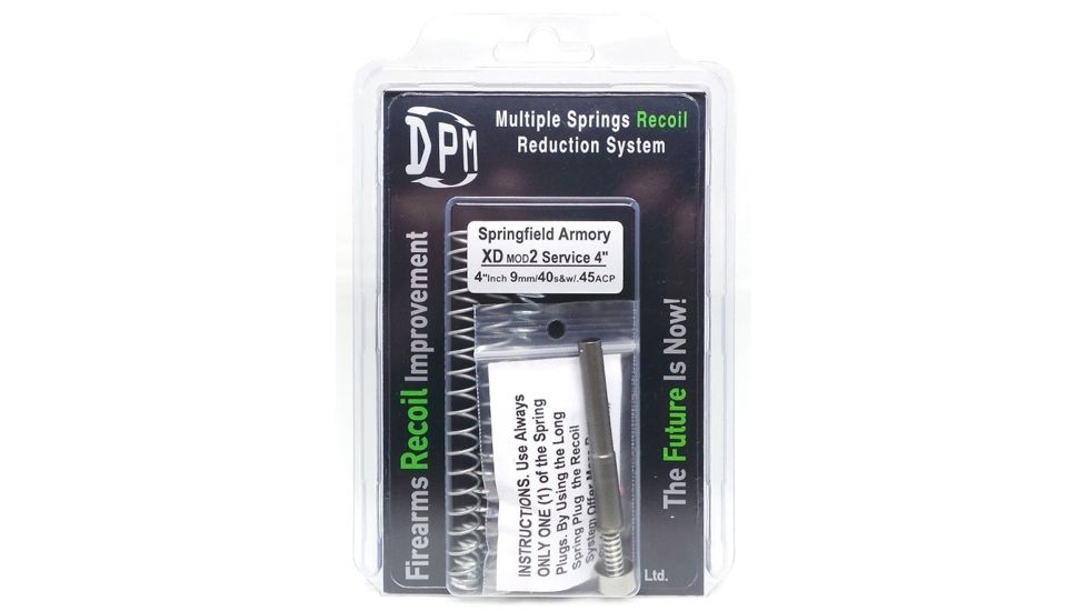 DPM Springfield Armory XD MOD.2 Service 4in Barrel Mechanical Recoil Reduction System, Stainless, MS-SPR/11