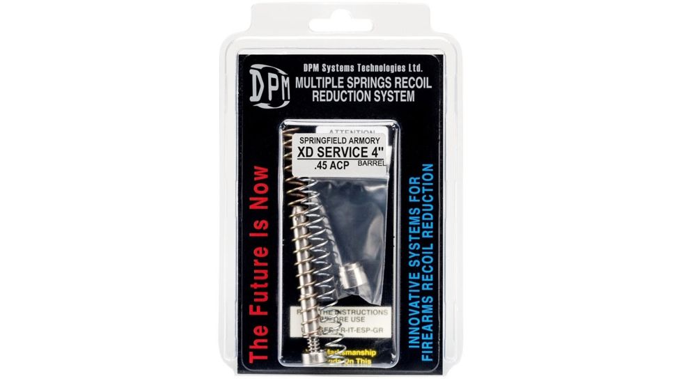 DPM Springfield Armory XD Service Model 4in .45 ACP Mechanical Recoil Reduction System, Stainless, MS-SPR/2