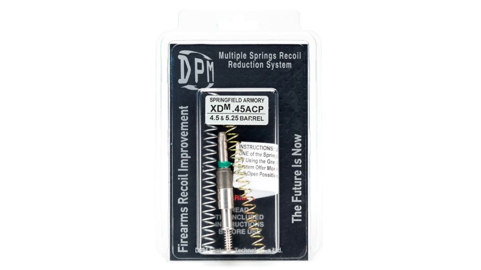 DPM Springfield Armory XD-M 4.5in/5.25in Barrel .45ACP &amp; 10mm Mechanical Recoil Reduction System, Stainless, MS-SPR/7