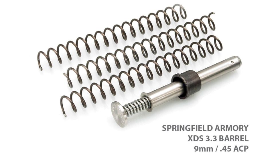 DPM Springfield Armory XD-S/MOD.2 3.3in Barrel Slide Extended System Mechanical Recoil Reduction System, Stainless, MS-SPR/9
