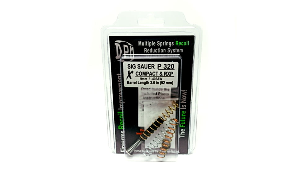 DPM Sig Sauer P 320 X Mechanical Recoil Rod Reducer System, Compact &amp; Rxp 9mm/40S&amp;W, Barrel Length 3.6in, 1000188