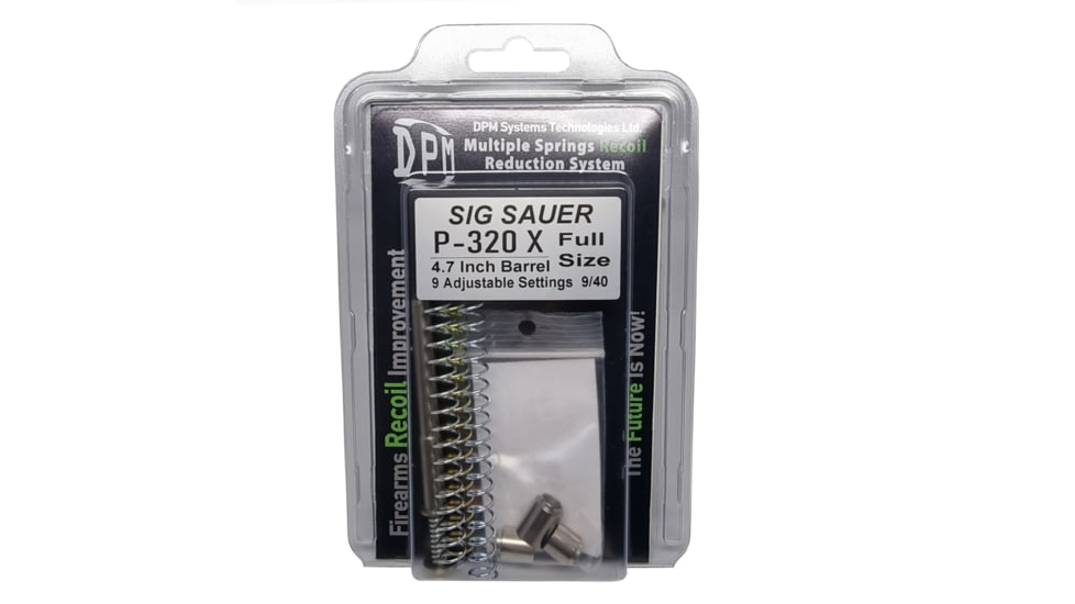DPM Sig Sauer P320 X Full Size 4.7in Barrel Mechanical Recoil Reduction System, Stainless, MS-SI/29