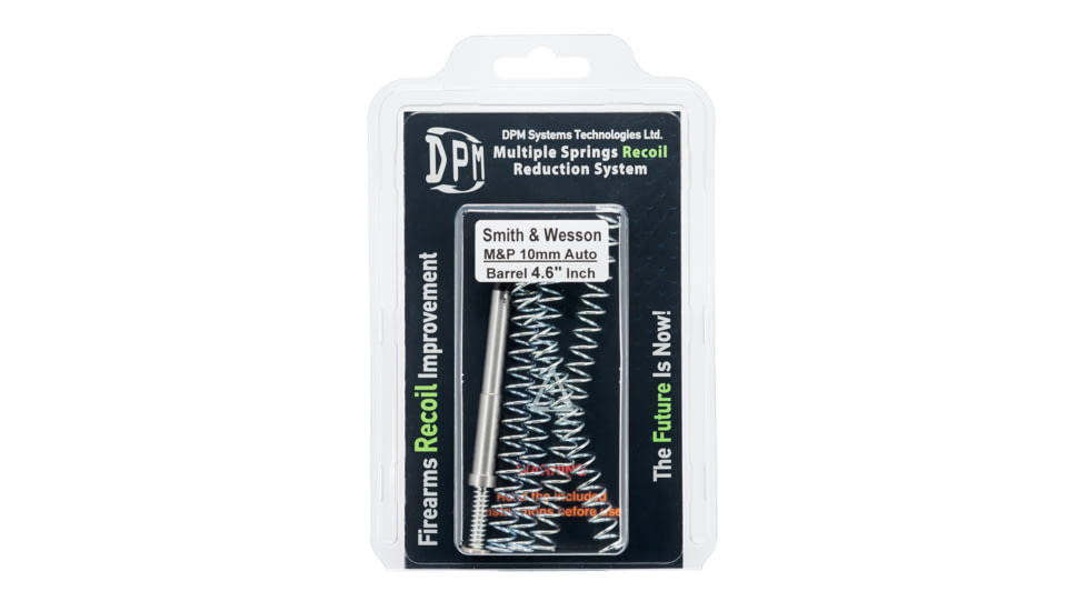DPM Smith &amp; Wesson M&amp;P 4.6in 10mm &amp; 45Auto Mechanical Recoil Reduction System, Stainless, MS-S&amp;W/9