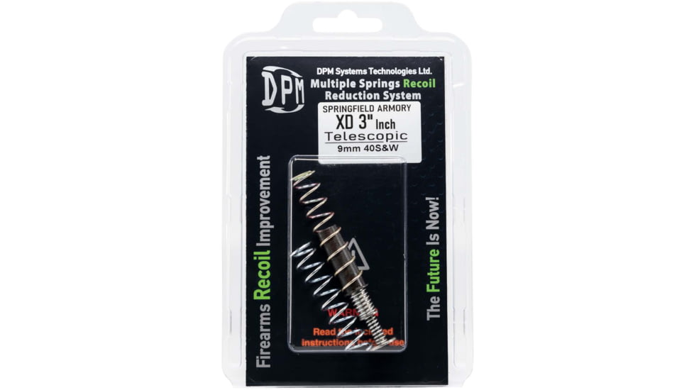 DPM Telescopic Upgraded Recoil Spring, Springfield XD/HS, 9mm/40S&amp;W, Black Oxide, TRS-SPR/16