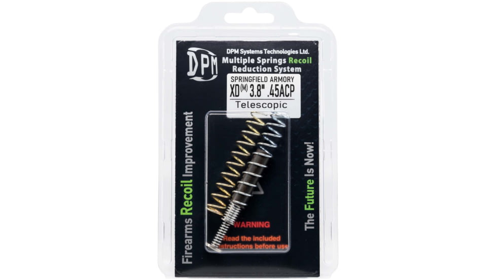 DPM Telescopic Upgraded Recoil Spring, Springfield XD M, .45ACP, Black Oxide, TRS-SPR/8