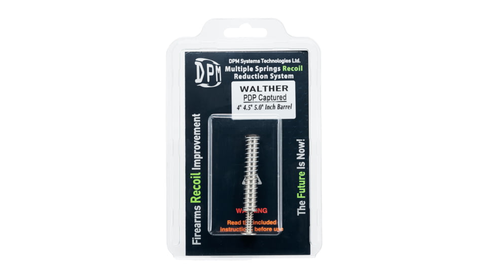 DPM Walther PDP 4in/4.5in/5in Captured Version Mechanical Recoil Reduction System, Stainless, MS-WA-11