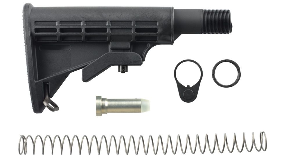 DPMS .308 AR Gen I and Gen II AP4 Stock Assembly, Black, 60714